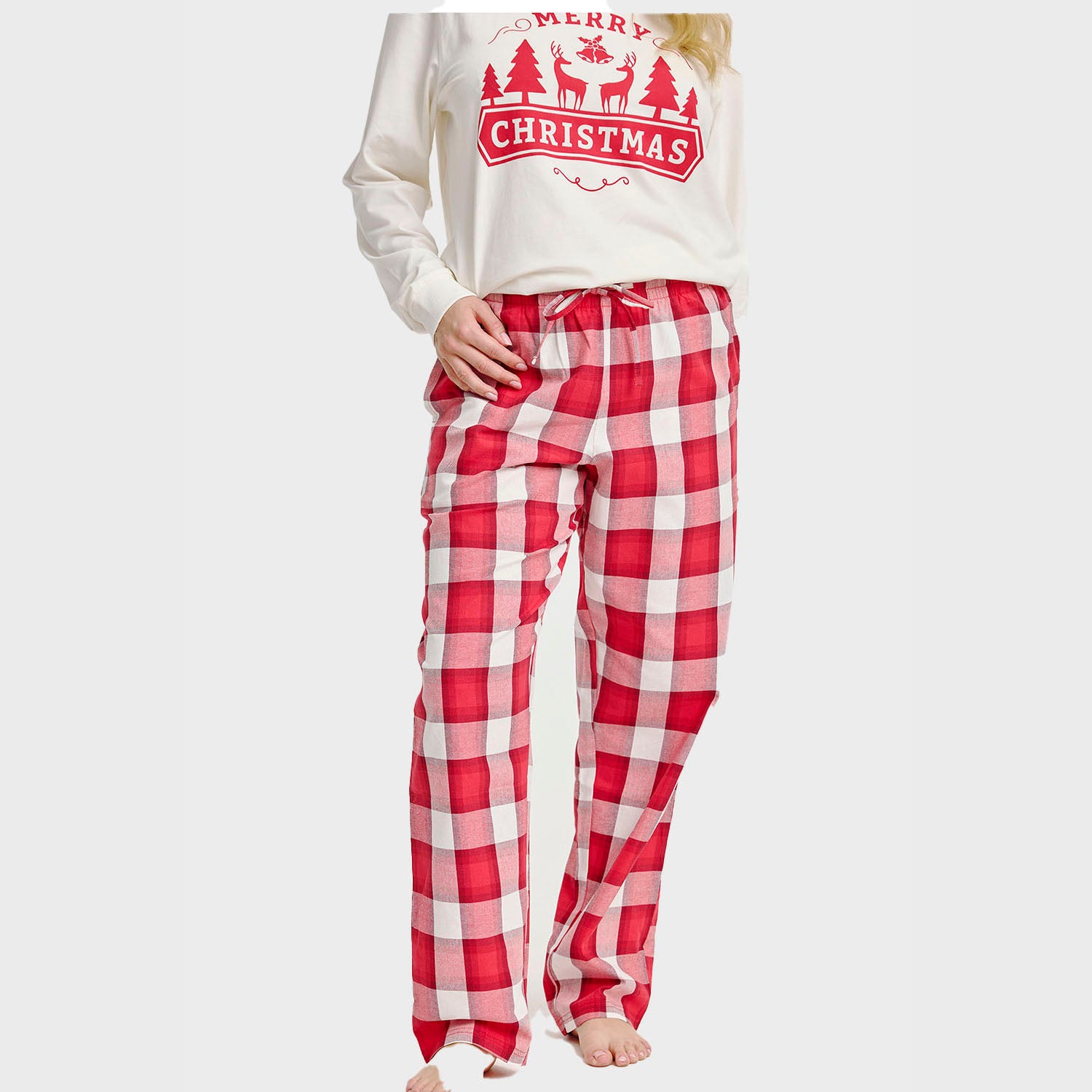 Pyjamas flannel & Merry top - Dame